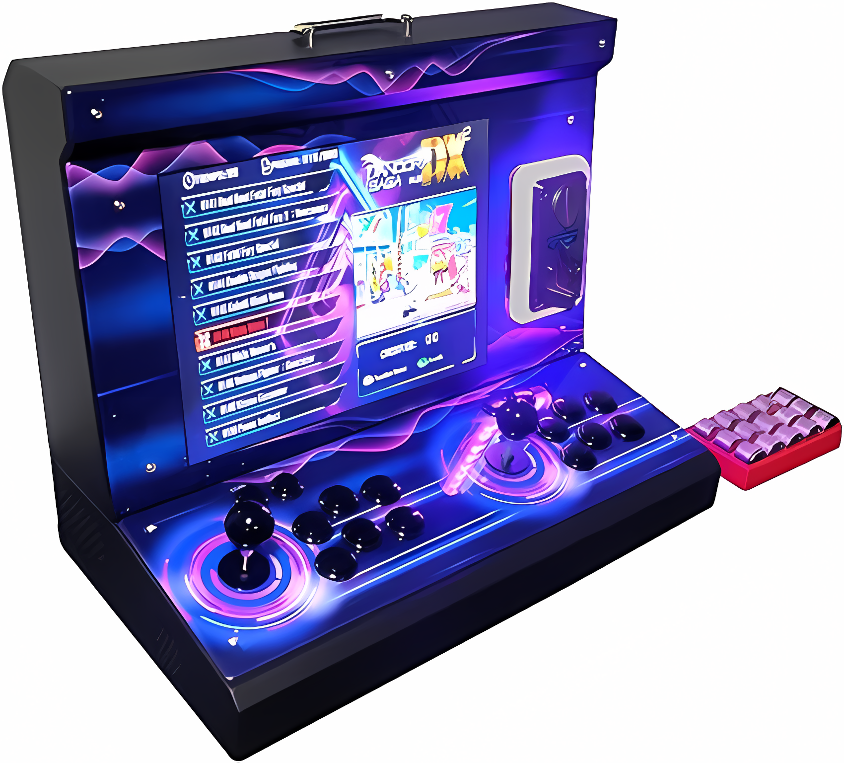 Maquina Arcade Recreativa bartop Pandora BOX 3D SUPER MARIO