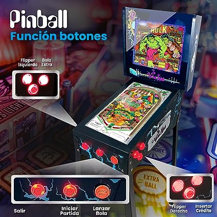Pinball Virtual Botones