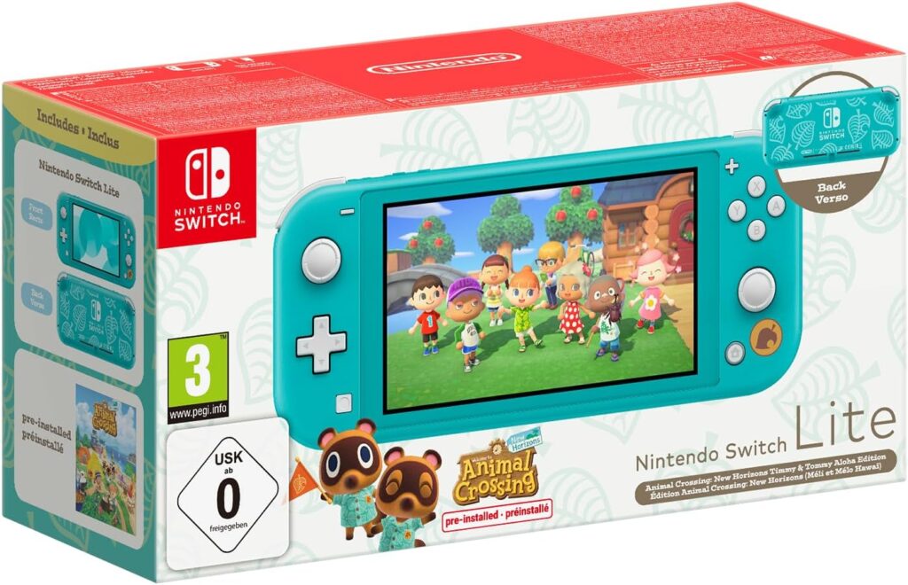 Nintendo Switch Lite con uego Animal Crossing